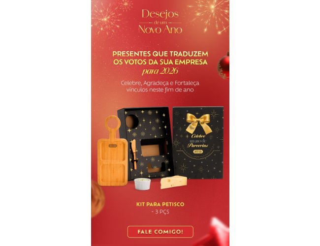 Kit para petisco - 3 peças