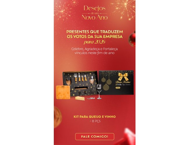 Kit para queijo e vinho 8 pe�as