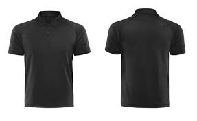 Camisa Polo Masculina Piquet Manga Curta Preta